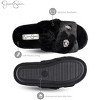 Jessica Simpson Womens Cross Band Plush Slide Slipper Slide - 2 of 4
