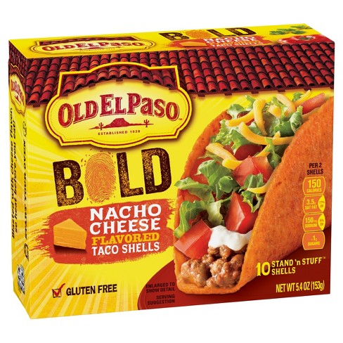 Old el paso nacho cheese taco shells