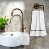 PiccoCasa 750 GSM Hand Towels Cotton Face Towels Highly Absorbent 16"x30" 2Pcs - 2 of 4