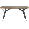 Patio Bench 47.2" Solid Acacia Wood - 2 of 4