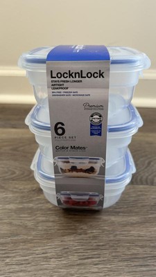 Locknlock Easy Essentials Color Mates Assorted Food Storage Container Set -  36pc : Target