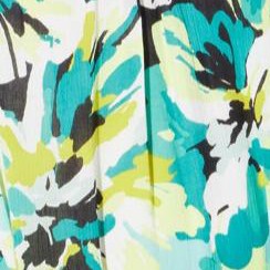 aqua sea floral