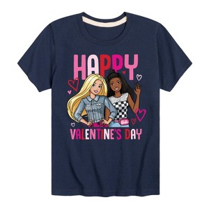 Boys' - Barbie - Happy Valentine's Day Short Sleeve Graphic T-Shirt - 1 of 4