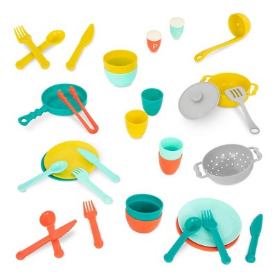 B. toys - Toy Cooking Accessories - Mini Chef Kitchen Set