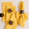 Design Imports Wooden Band Napkin Ring Set/4 - 4 of 4