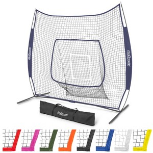 GoSports Team Tone Baseball & Softball Practice Hitting & Pitching Training  Net in Team Colors - 1 of 4
