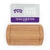 NCAA TCU Horned Frogs Parawood Billboard Glass Top Serving Tray - 2 of 3