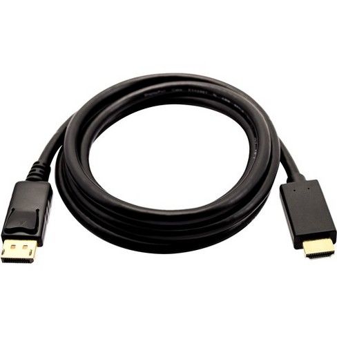 V7 Black Video Cable Displayport Male To Hdmi Male 2m 6 6ft 6 56 Ft Displayport Hdmi A V Cable For Pc Monitor Projector Audio Video Device Target