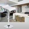 ELECWISH Set of 2 Barstool, Adjustable Swivel Bar Stools with PU Leather and Chrome Base, Gaslift Pub Counter Chairs - 2 of 4