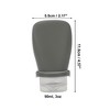 Unique Bargains Squeezable Silicone Pump Bottle for Travel Camping Outdoors 1 Pc - 4 of 4