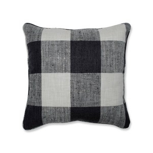 Check Please Throw Pillow Black - Pillow Perfect - 1 of 1