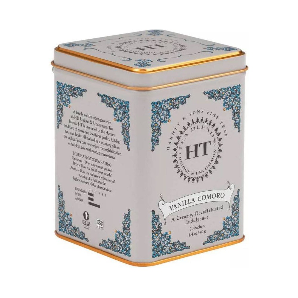 UPC 636046316128 product image for Harney & Sons Vanilla Comoro Decaffeinated Black Tea - 20ct | upcitemdb.com