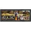 PosterPalooza | 40x14 Wide Barnwood Picture Frame, UV Acrylic, 6 Finishes - Grey, Brown, White, and Black - 2 of 4