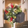 Puleo 3' Pre-lit Decorated Christmas  Artificial Mailbox Swag - 4 of 4