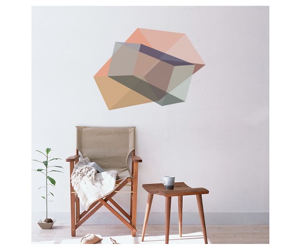 &#214;stermalm Wall Decal - Peach