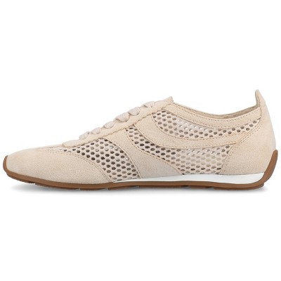 Женские кроссовки Journee Collection Journee Women's Chasse Mesh Sneakers Beige 10 — фото 2