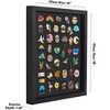 Americanflat 14x18 Pin Display Case Shadow Box for Collectibles with Polished Plexiglass - Black - 2 of 4