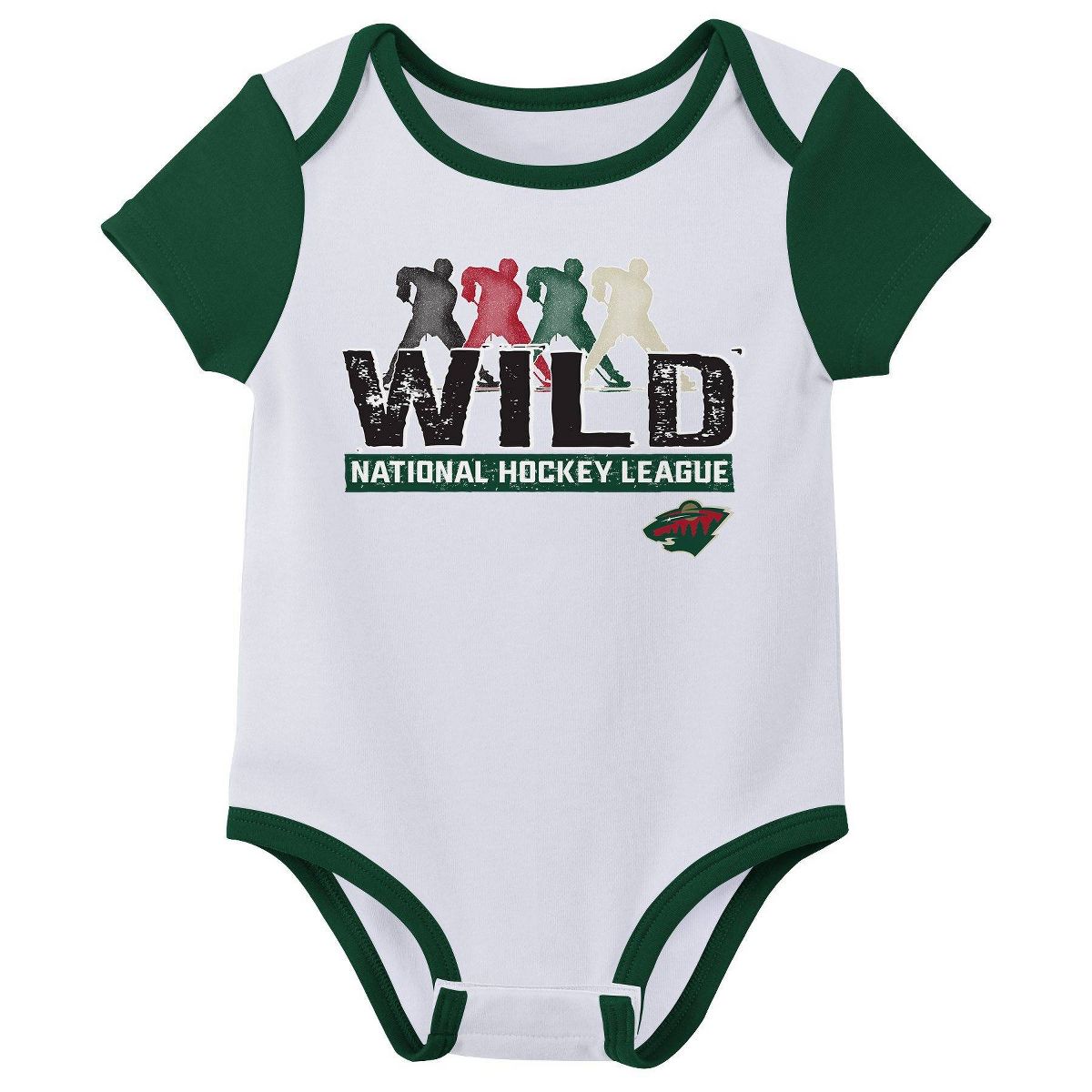 NHL Minnesota Wild Infant Boys' 3pk Bodysuit - thumbnail 3