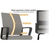 Kumasinova Modern Home Office Chair,Ergonomic Guest Chair for Conference Room&Office,Nylon Mesh Task Chair with Iron Base,Ulltra Comfort - 2 of 4