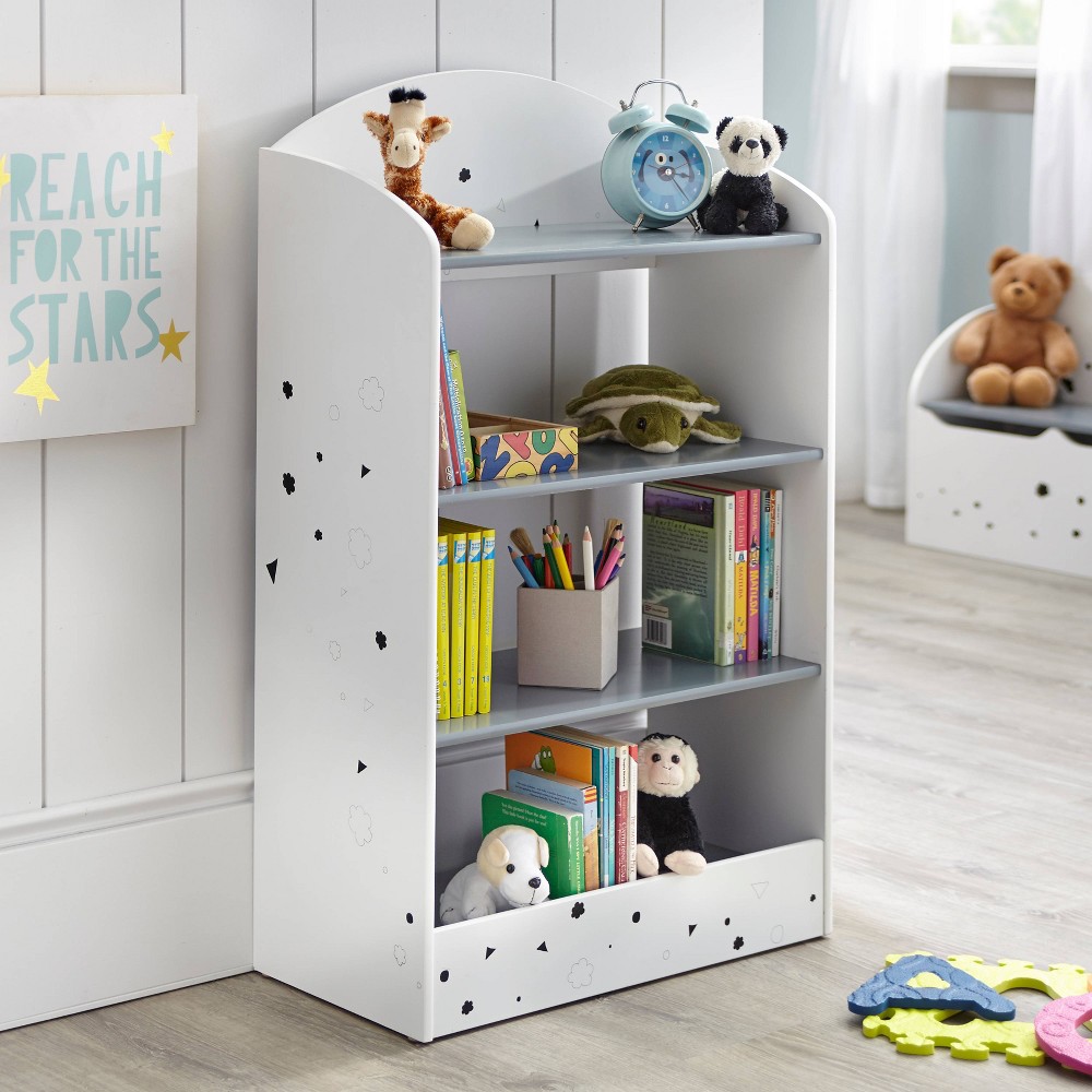 Photos - Garden & Outdoor Decoration Buylateral Talori Kids' Bookshelf Gray/White
