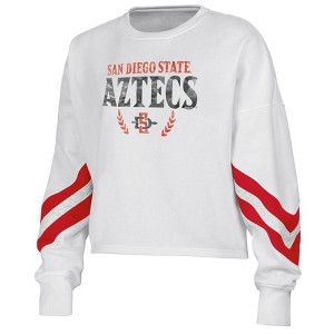 NCAA San Diego State Aztecs Women's Crew Fleece Sweatshirt - 1 of 3