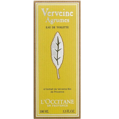 L'Occitane Verbena Eau de Toilette Citrus, 3.3 oz