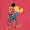 Boys' - Hey Arnold! - Arnold and Gerald on Bike Short Sleeve Graphic T-Shirt - 2 of 4