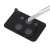Unique Bargains Phone Camera Cover 5H Glossy Camera Lens Protector Glass Black 1Pc - 2 of 4