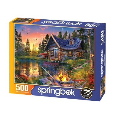 Springbok Spring and Summer: Sun Kissed Cabin Puzzle 500pc