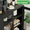 HDZNVF Metal Storage Office Cabinet with Mesh Doors and Shelves, Multipurpose Storage Rack, 3-Tier Office Cabinet - 4 of 4