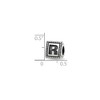 Black Bow Jewelry Triangle Block, Letter R Sterling Silver Bead Charm - 2 of 3