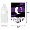 Big Dot of Happiness Purple Graduation Bunting Banner - Party Decorations - Congrats Grad 2025 - 3 of 4