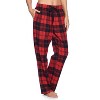 Ashford & Brooks Women's Flannel Plaid Pajamas Long Pj Set - 4 of 4