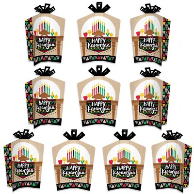 Big Dot of Happiness Happy Kwanzaa - Table Decorations - Fold and Flare Centerpieces - 10 Count