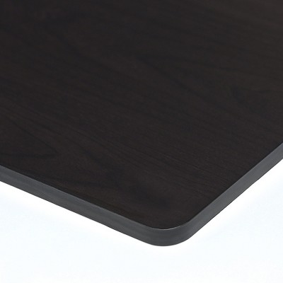 Espresso Black 2-Tier PVC Composite TV Stand