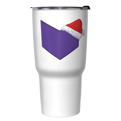 Marvel Hawkeye Ho Ho Ho Logo Stainless Steel Tumbler w/Lid