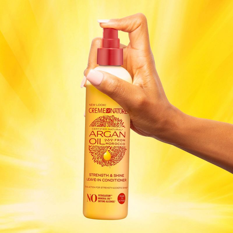 Creme of Nature Strength & Shine Leave-In Conditioner with Argan Oil - 8.4 fl oz, 6 of 8