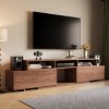 Etelifrank 62.99"-94.5" Expandable TV Stand With Smart Storage-Wood TV Console Media Cabinet - 2 of 4