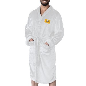 Pittsburgh Penguins NHL White Out Silk Touch Robe Large/XLarge - 1 of 4