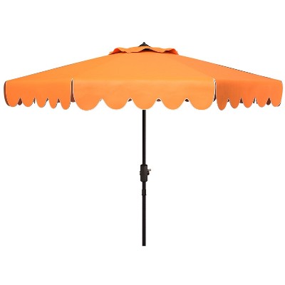 Venice Single Scallop 9Ft Crank Push Button Tilt Umbrella - PAT8010 - Safavieh