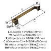 Amerock Mulholland Cabinet or Drawer Pull - 4 of 4