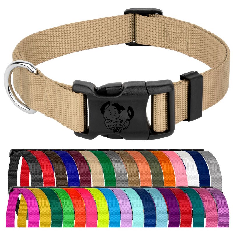 Country Brook Petz American Made Deluxe Nylon Dog Collar, 2 of 8