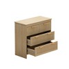 RISOKEYS 4 Drawer Dresser for Bedroom, Wooden Rattan Dresser Chest of Drawers, with Metal Handles, for Bedroom,Living Room,Dining Room,Hallways - 3 of 4
