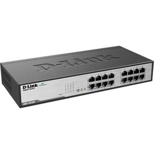 D-Link DGS-1016D 16-Port Gigabit Unmanaged Metal Desktop or Rackmount Switch - 1 of 4
