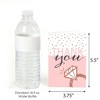 Big Dot of Happiness Bride Squad - Rose Gold Bridal Shower or Bachelorette Party Thank You Cards (8 count) - 3 of 4