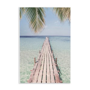 Stupell Industries Tropical Dock on Beach, 10" x 15" - 1 of 4