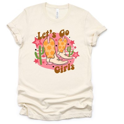 Simply Sage Market Women's Let's Go Girls Cactus Short Sleeve Graphic Tee