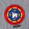 Women's Top Gun Fighter Weapons School Loose T-Shirt Athletic Heather - 2 of 4