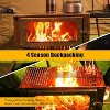 Portable Wood Burning Tent Stove with Pipe & Carry Bag, Stainless Steel Camping Stove for Hot Tents, Cooking, and Backpacking - 2 of 4