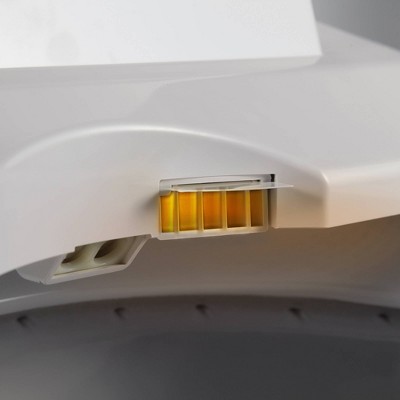 Elongated White Smart Bidet Toilet Seat with Remote